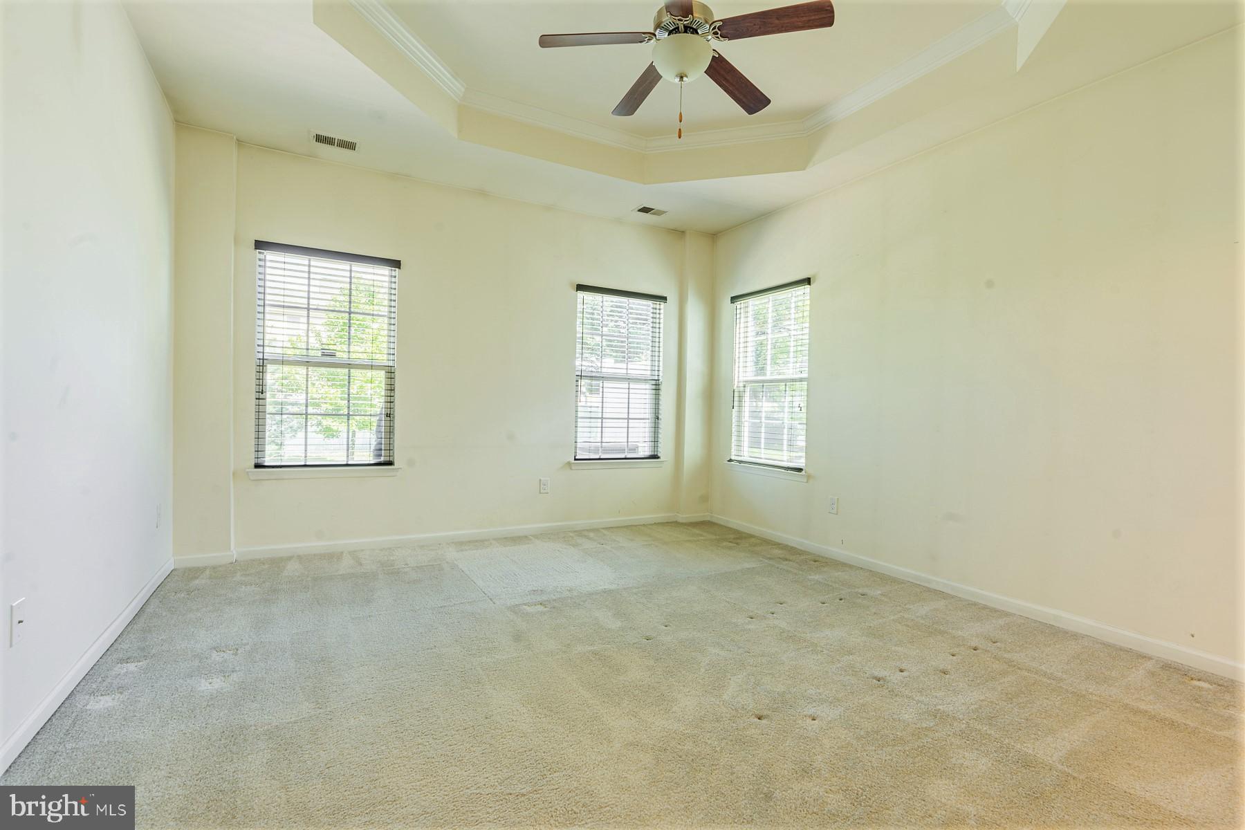 48 Heals Farm Road Burlington, NJ 08016 - Photo 10 of 59 Spacious owner's suite bedroom with Ceiling Fan