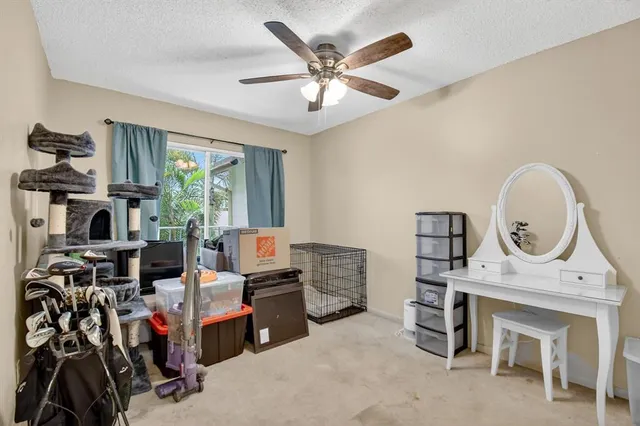 a view of a balcony with wooden floor