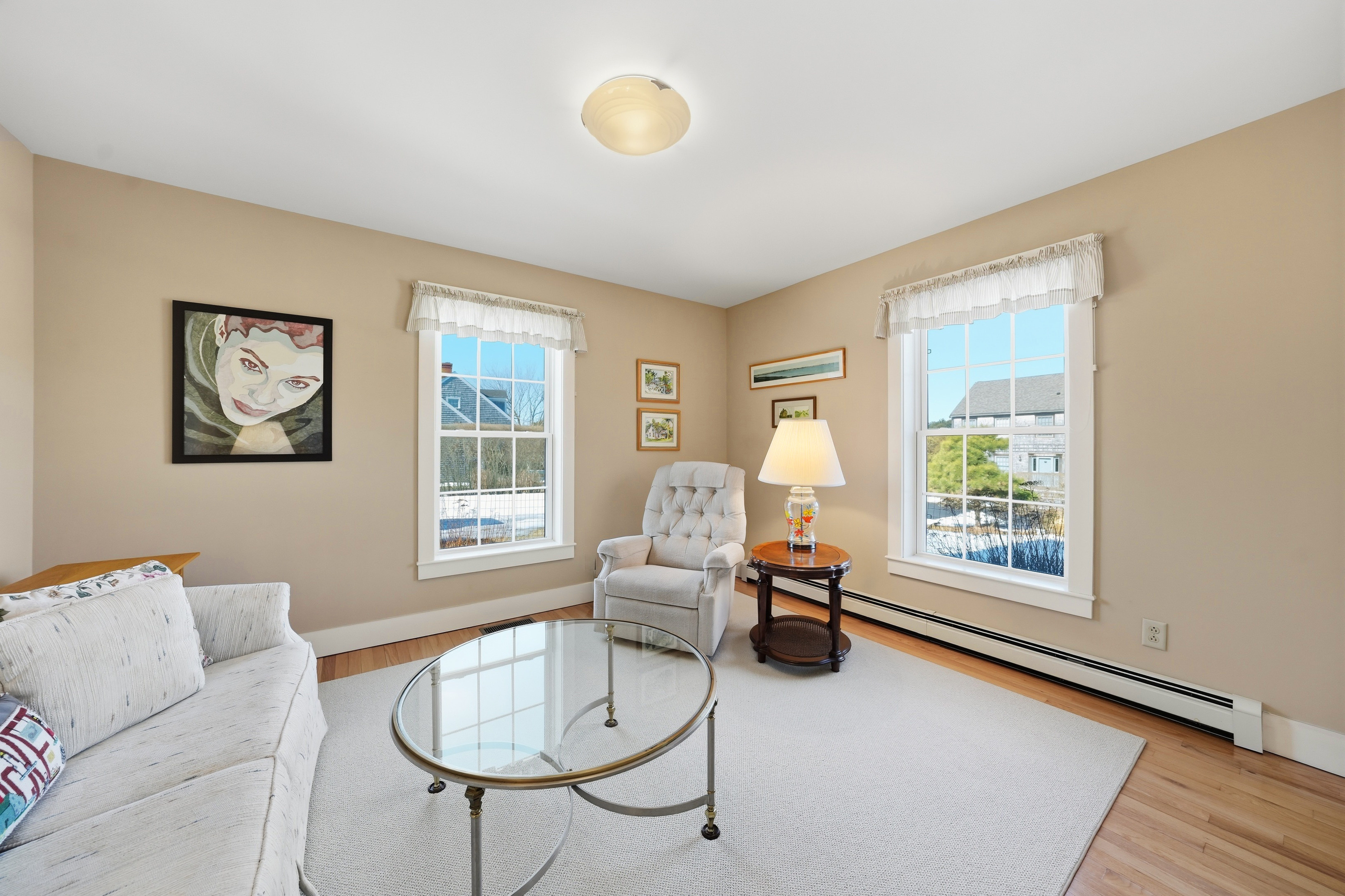 20 Rudder Lane Nantucket, MA 02554 - Photo 19 of 34 a living room with furniture and a window