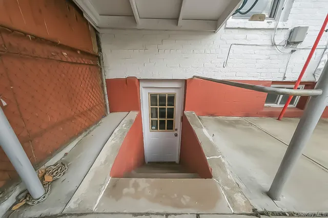 a view of a car garage