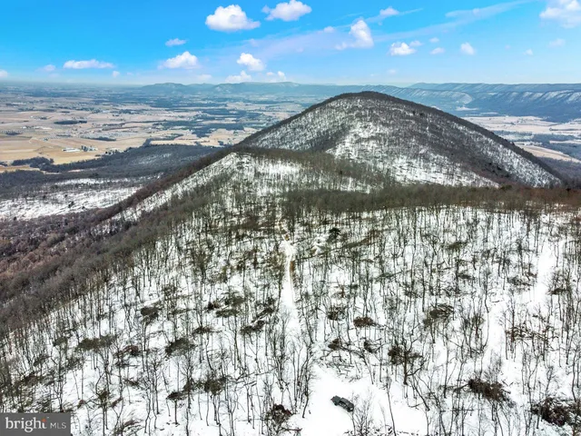 a view of city and mountain