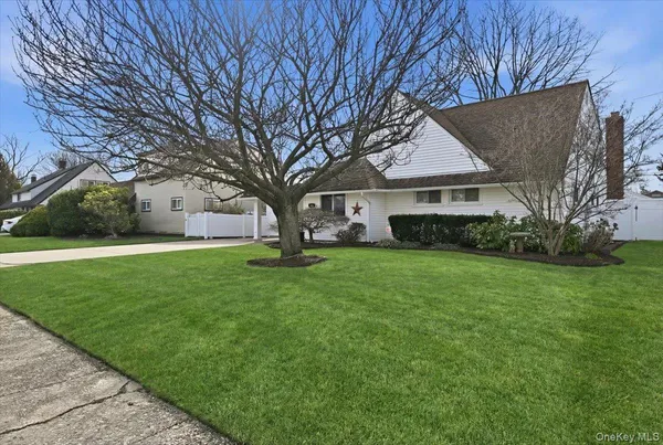 a view of a house with a back yard