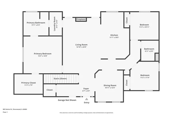 a picture of a floor plan