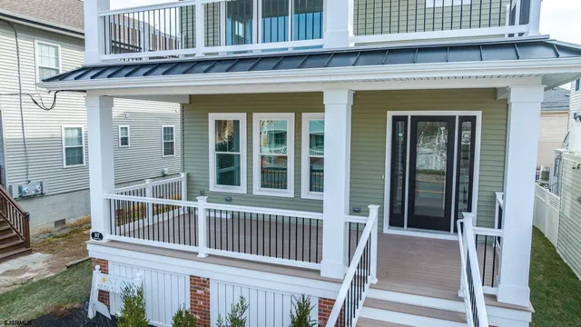 a view of a house with a porch