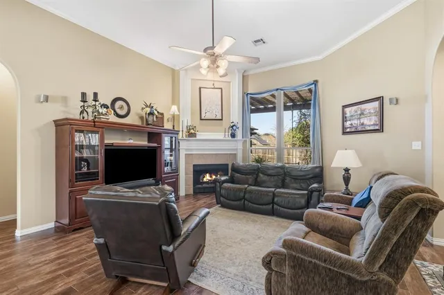 a workspace with furniture and a window