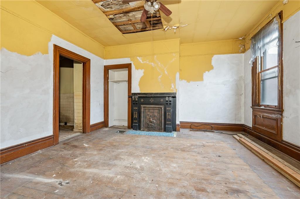 1234 High Street Pittsburgh, PA 15212 - Photo 3 of 27 a view of an empty room with a fireplace