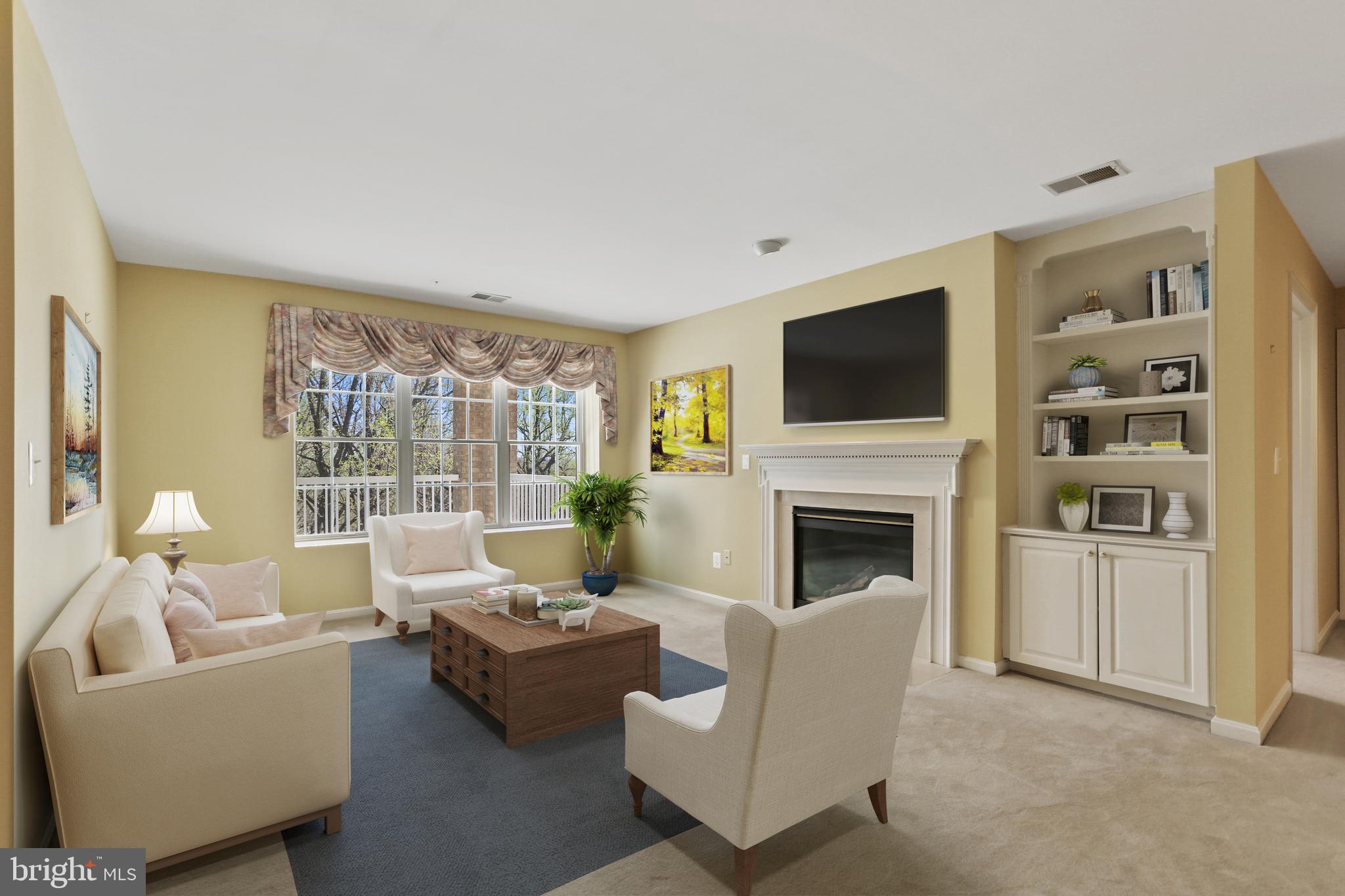 12300 Rosslare Ridge Road, Unit 304 Lutherville-Timonium, MD 21093 - Photo 5 of 18 Virtual staged living room