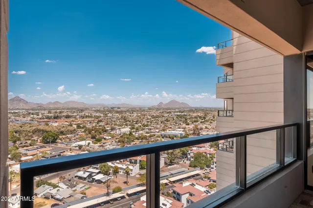 a view of a hallway with a elevator