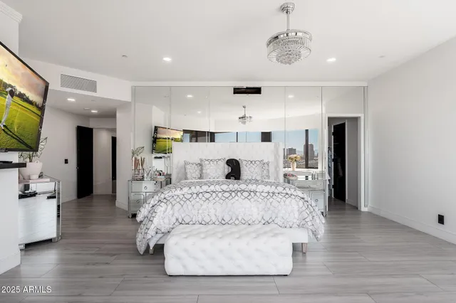 a view of a city from a terrace