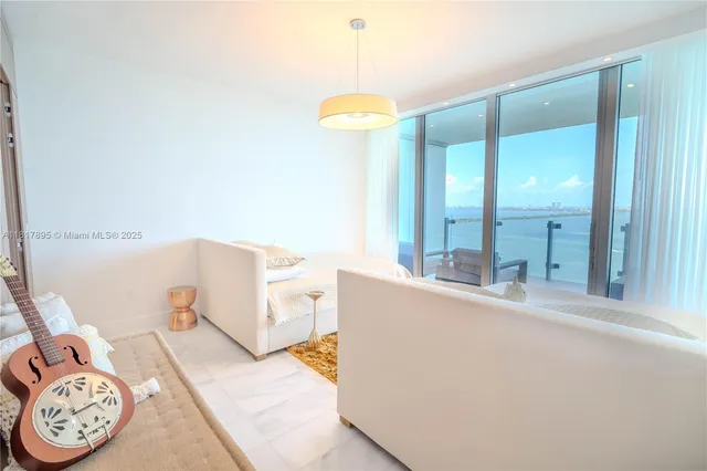 a very nice looking room with a large window