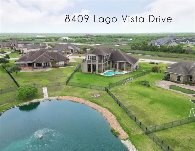 a view of a town with residential houses