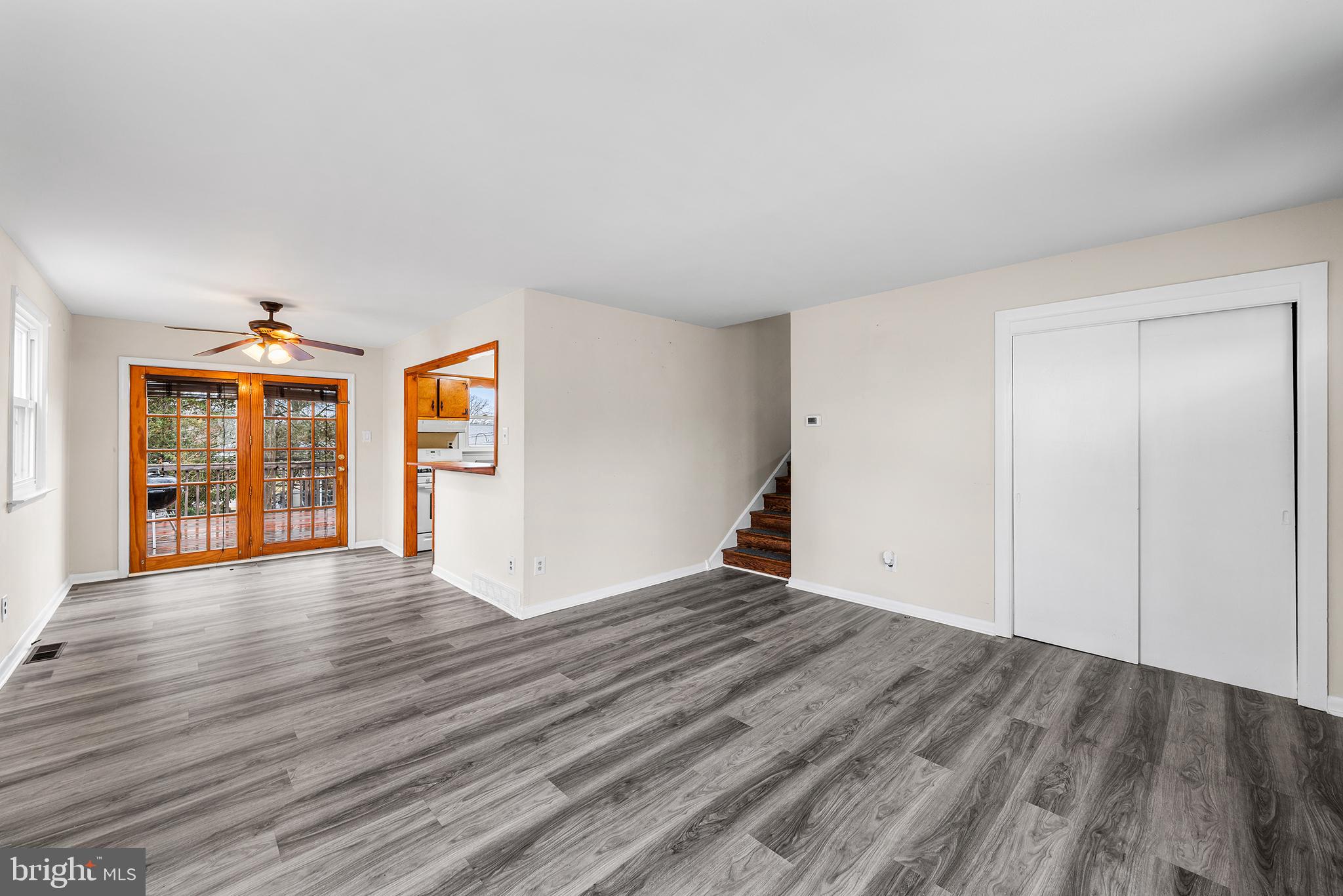 1108 Providence Road Secane, PA 19018 - Photo 6 of 33 a view of an empty room with wooden floor and entryway