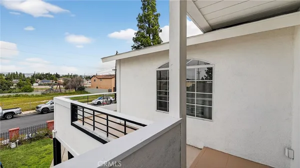 a view of a terrace with a lake view