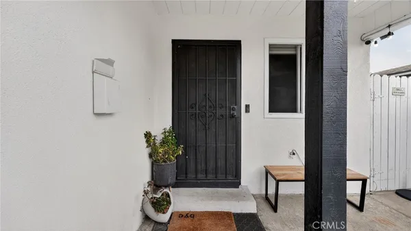 view of entryway with wooden floor