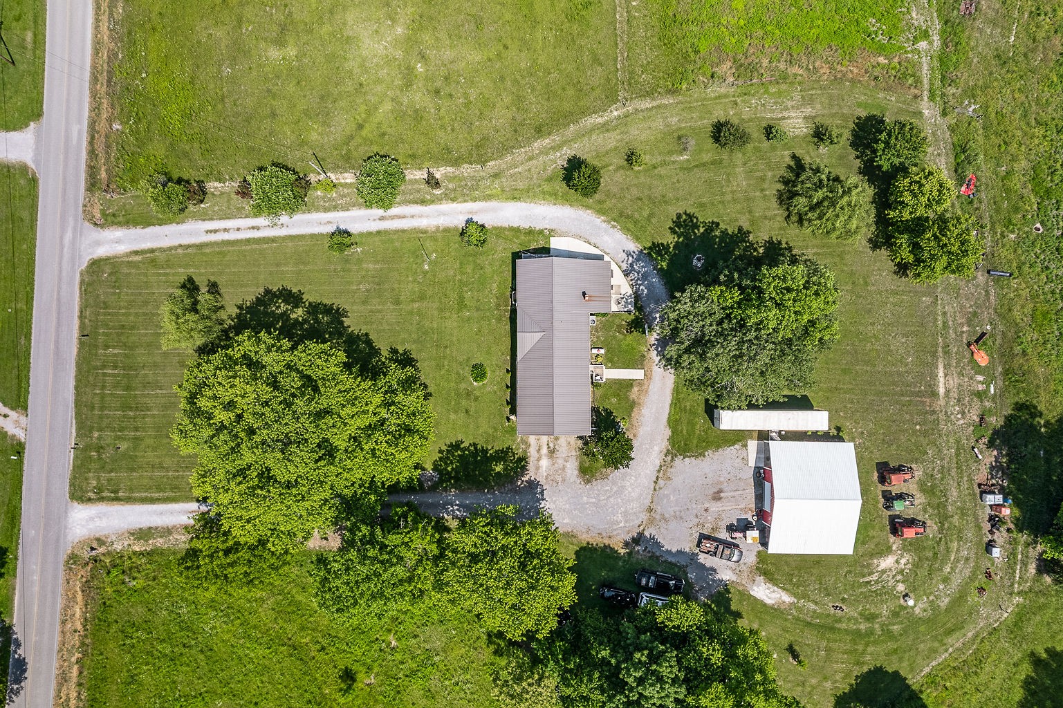 1514 Jefferson Road Smithville, TN 37166 - Photo 8 of 53 an aerial view of a house with a yard