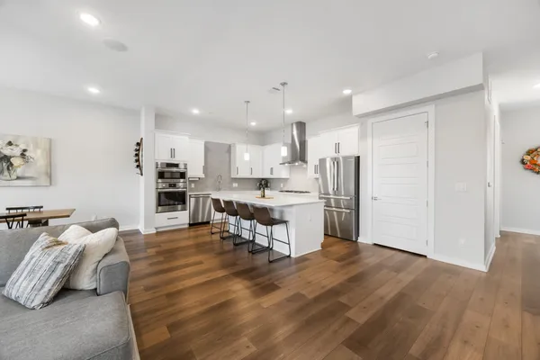 a backyard of a house