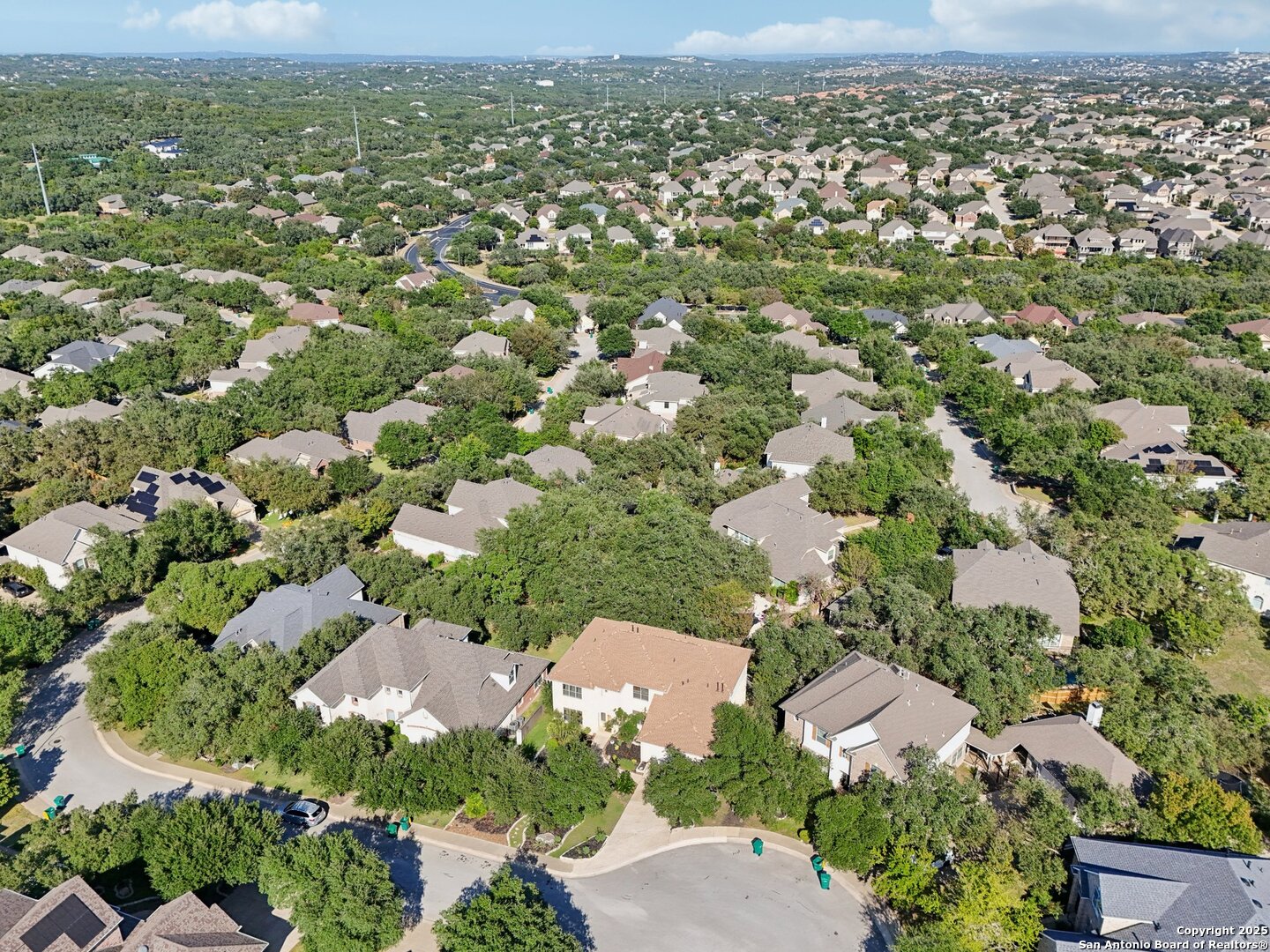 522 Heather Ridge San Antonio, TX 78260 - Photo 35 of 41 an aerial view of residential houses with outdoor space