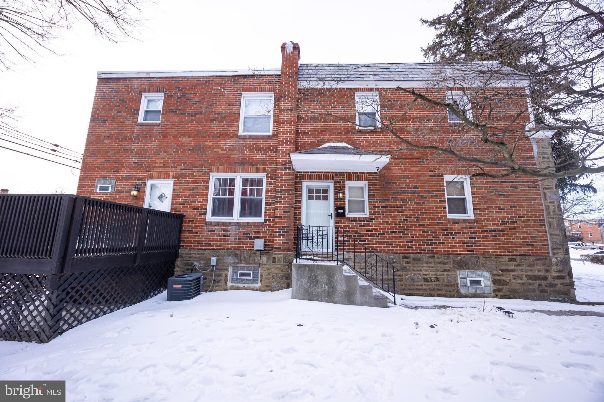 6336 Anderson Street Philadelphia, PA 19138 - Photo 3 of 5 a front view of a house with a yard