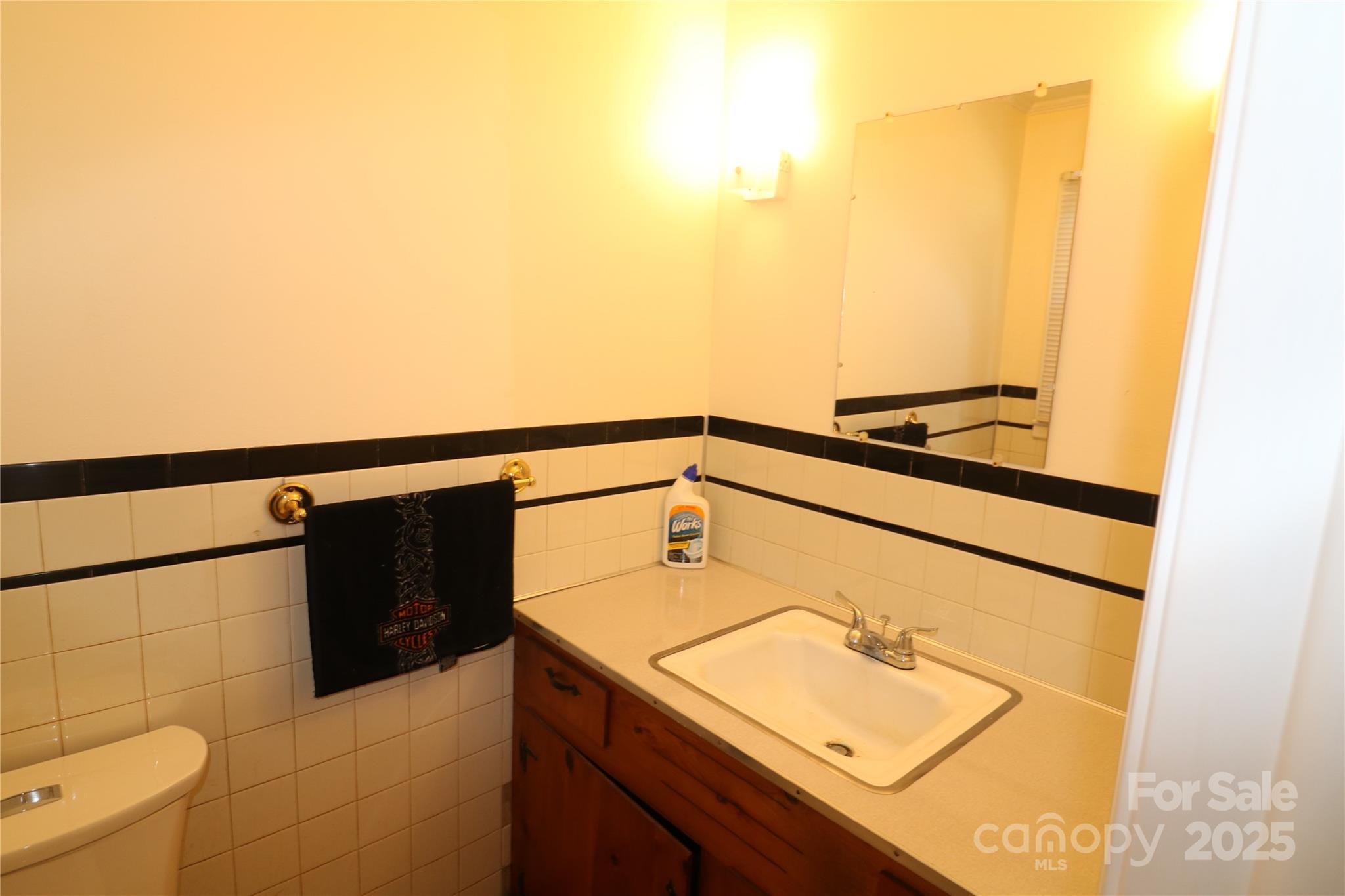 1260 Highway 221 Rutherfordton, NC 28139 - Photo 26 of 30 a bathroom with a sink and mirror