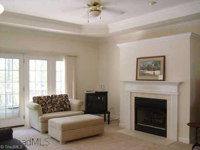 7904 Cress Court Oak Ridge, NC 27310 - Photo 3 of 9 Other. Living room w/ gas logs