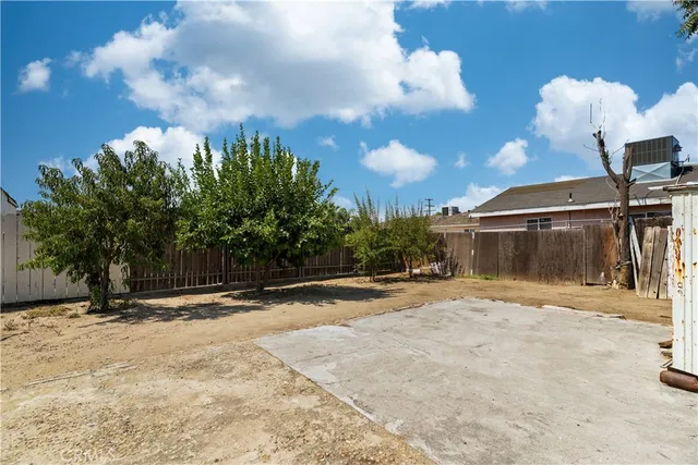 a view of a house with a patio