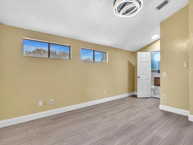 a view of an ocean and city