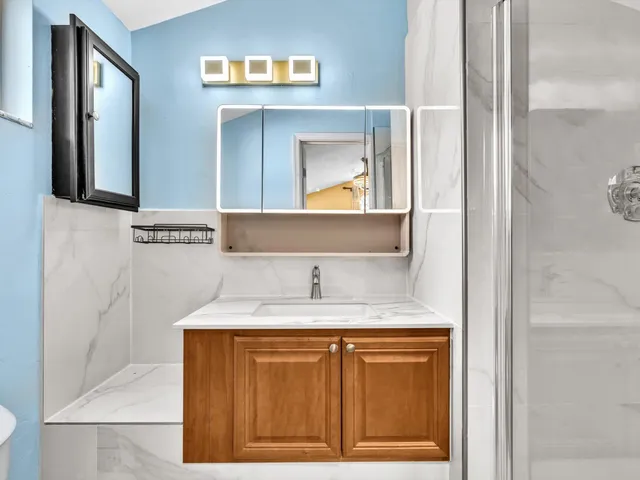 a view of front of house