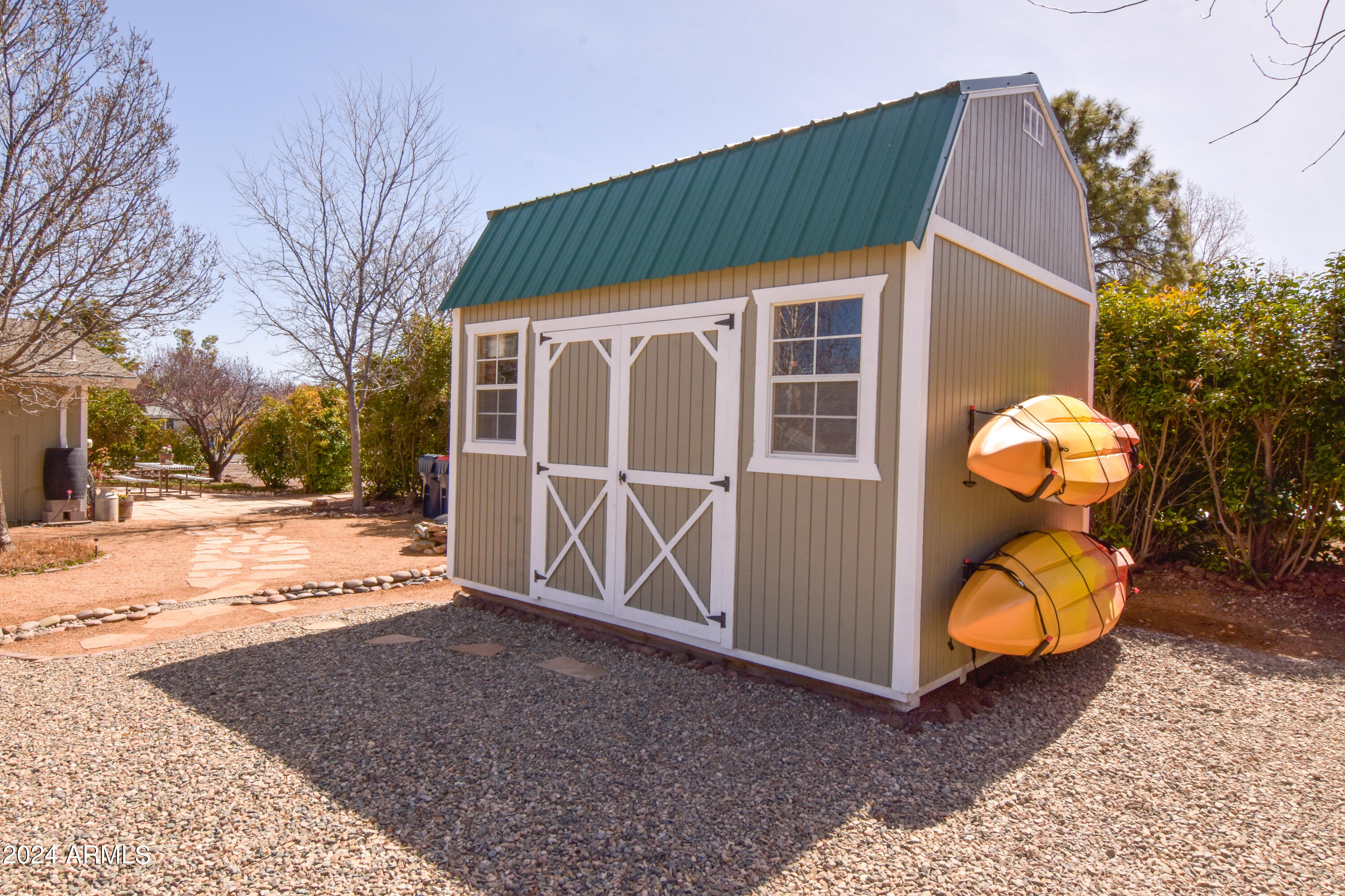 3442 North Tower Road Prescott Valley, AZ 86314 - Photo 40 of 64 Backyard storage shed