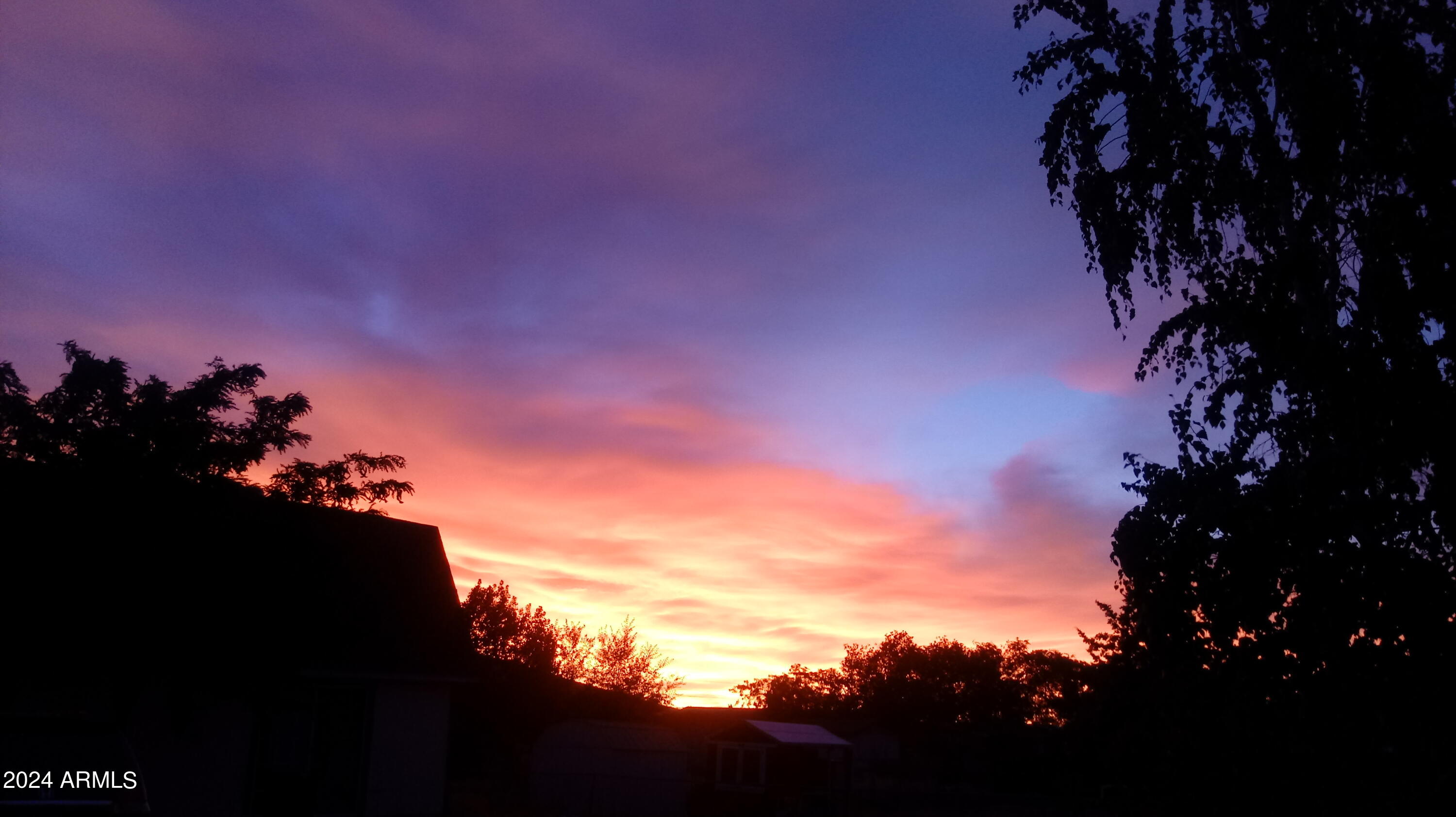 3442 North Tower Road Prescott Valley, AZ 86314 - Photo 57 of 64 Backyard sunset view - Summer 1