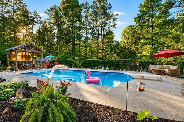 8179 Pineview Court Villa Rica, GA 30180 - Photo 36 of 41 an outdoor space with swimming pool and furniture