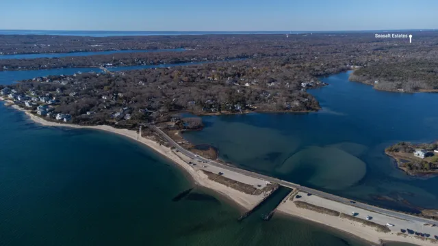 an aerial view of residential house with outdoor space