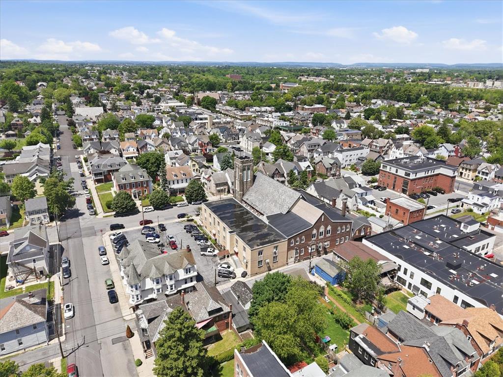 508 Riegel Street Bethlehem, PA 18018 - Photo 19 of 21 an aerial view of a city with lots of residential buildings