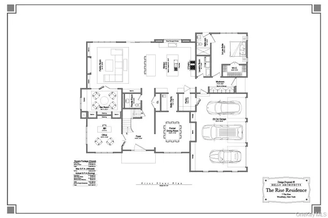 an aerial view of houses with yard