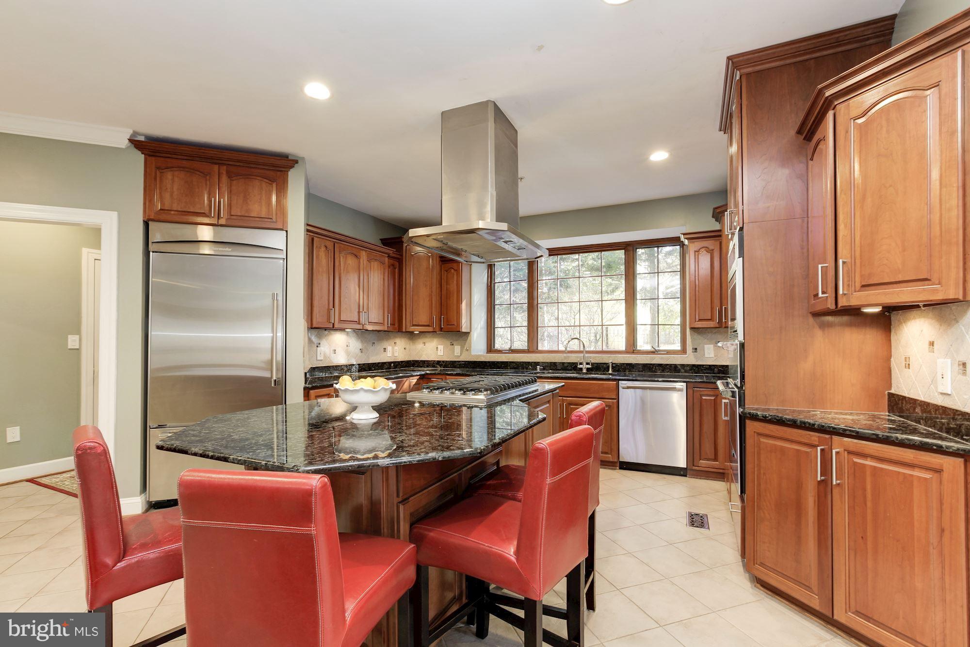 3406 Glorus Place Silver Spring, MD 20902 - Photo 14 of 53 a kitchen with stainless steel appliances granite countertop a refrigerator a stove a sink and a microwave