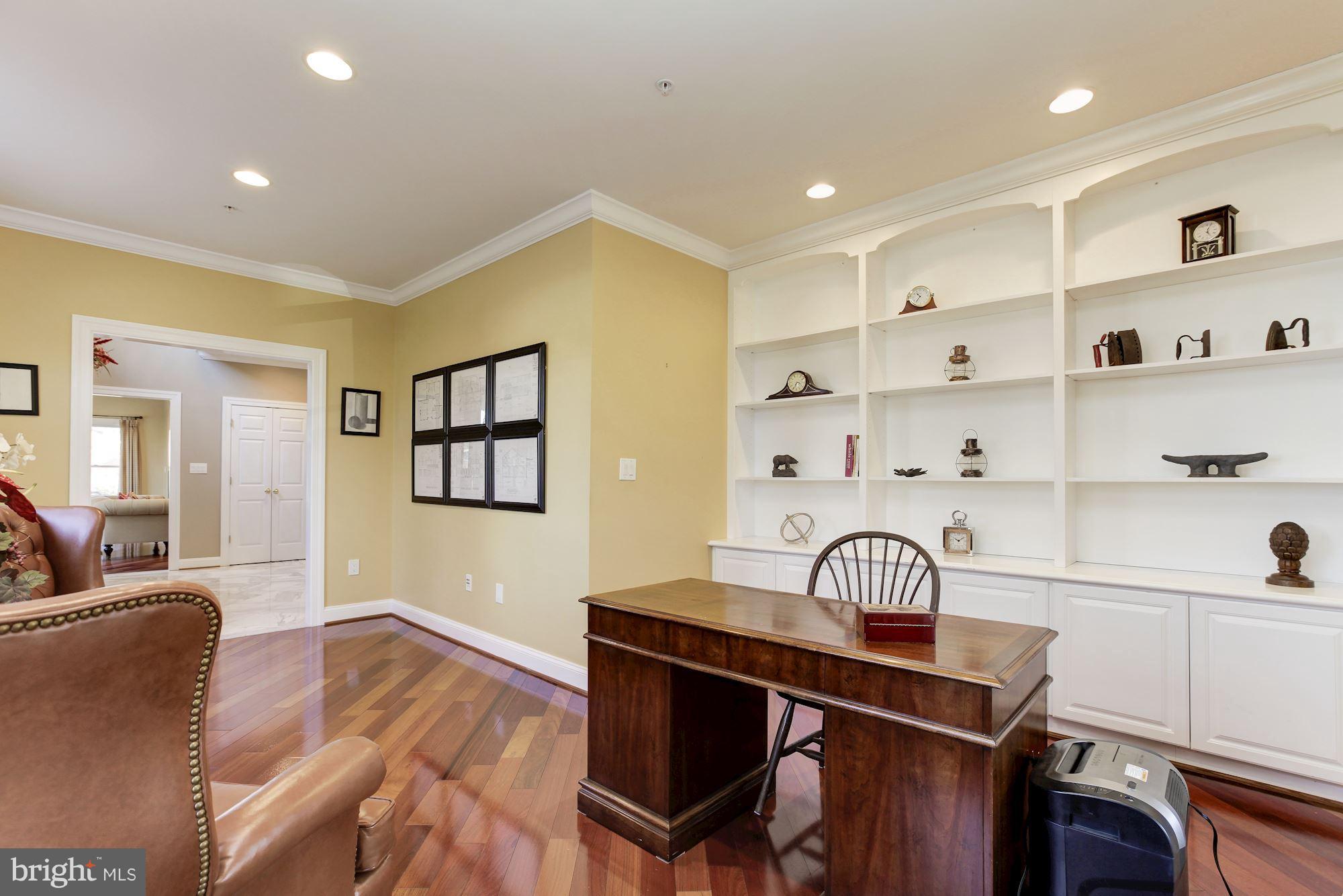 3406 Glorus Place Silver Spring, MD 20902 - Photo 19 of 53 Library/Home Office with custom built-ins