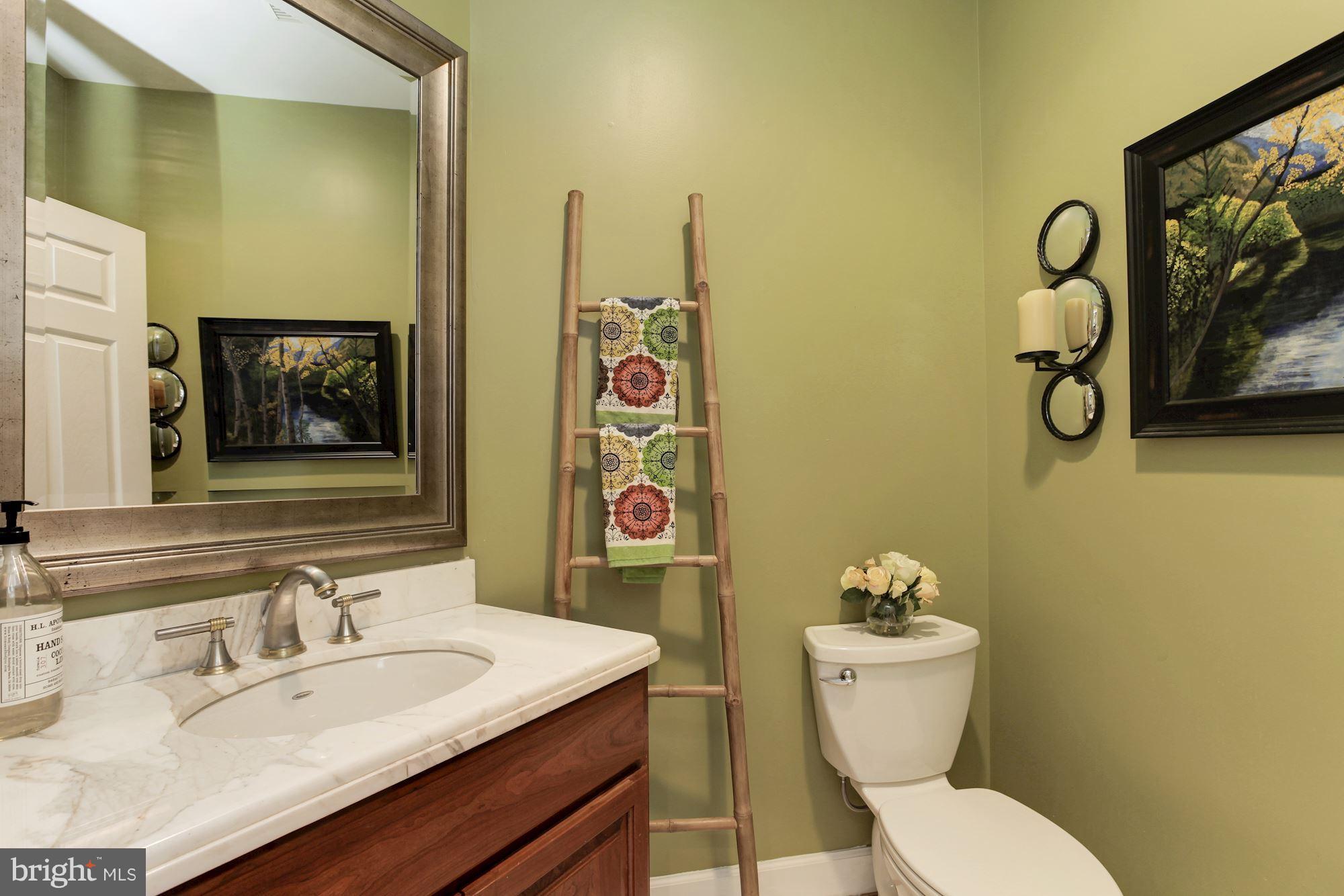 3406 Glorus Place Silver Spring, MD 20902 - Photo 20 of 53 a bathroom with a toilet a sink and mirror