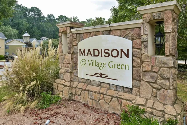 a sign on the side of a building