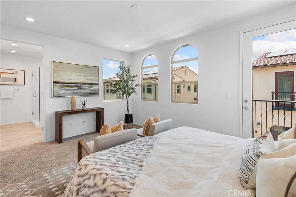 816 Francesca Drive Walnut, CA 91789 - Photo 9 of 14 a bedroom with a bed and a painting on the wall