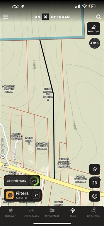 0 North Franklin Street Prospect, PA 16052 - Photo 10 of 15 Line marks path on property.