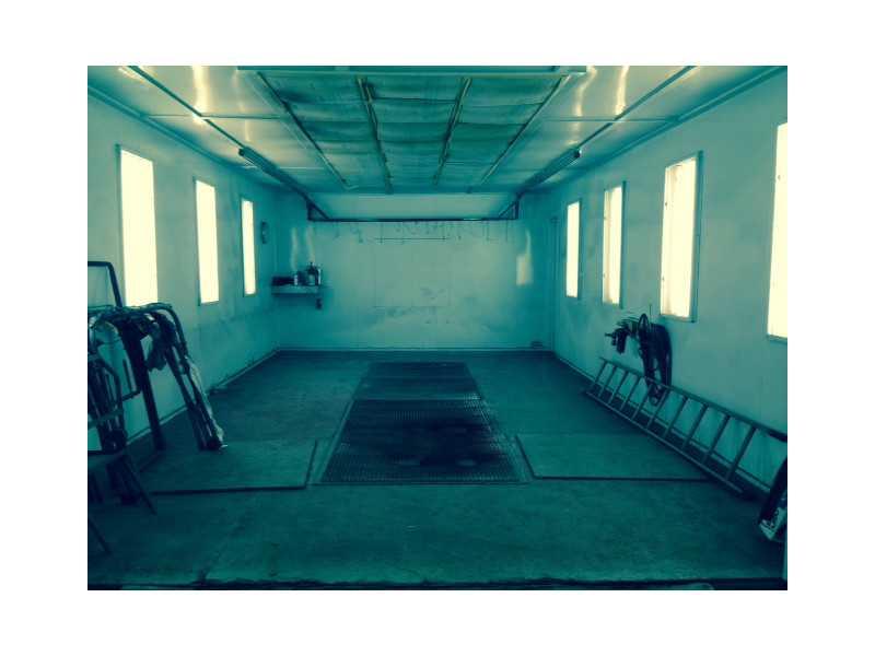 105 Cravener Road Apollo, PA 15613 - Photo 23 of 25 Parking Lot/Garage. Inside of spray booth