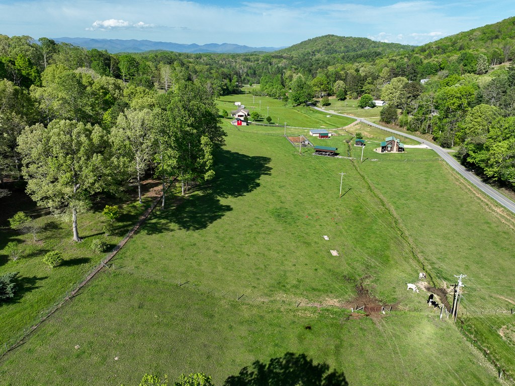 564 Wright Road Murphy, NC 28906 - Photo 7 of 36 a view of an aerial view of residential houses with outdoor space and trees