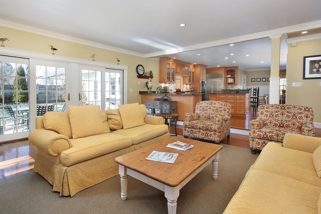 24 Arlington Road Brookline, MA 02467 - Photo 10 of 25 a living room with furniture and a large window