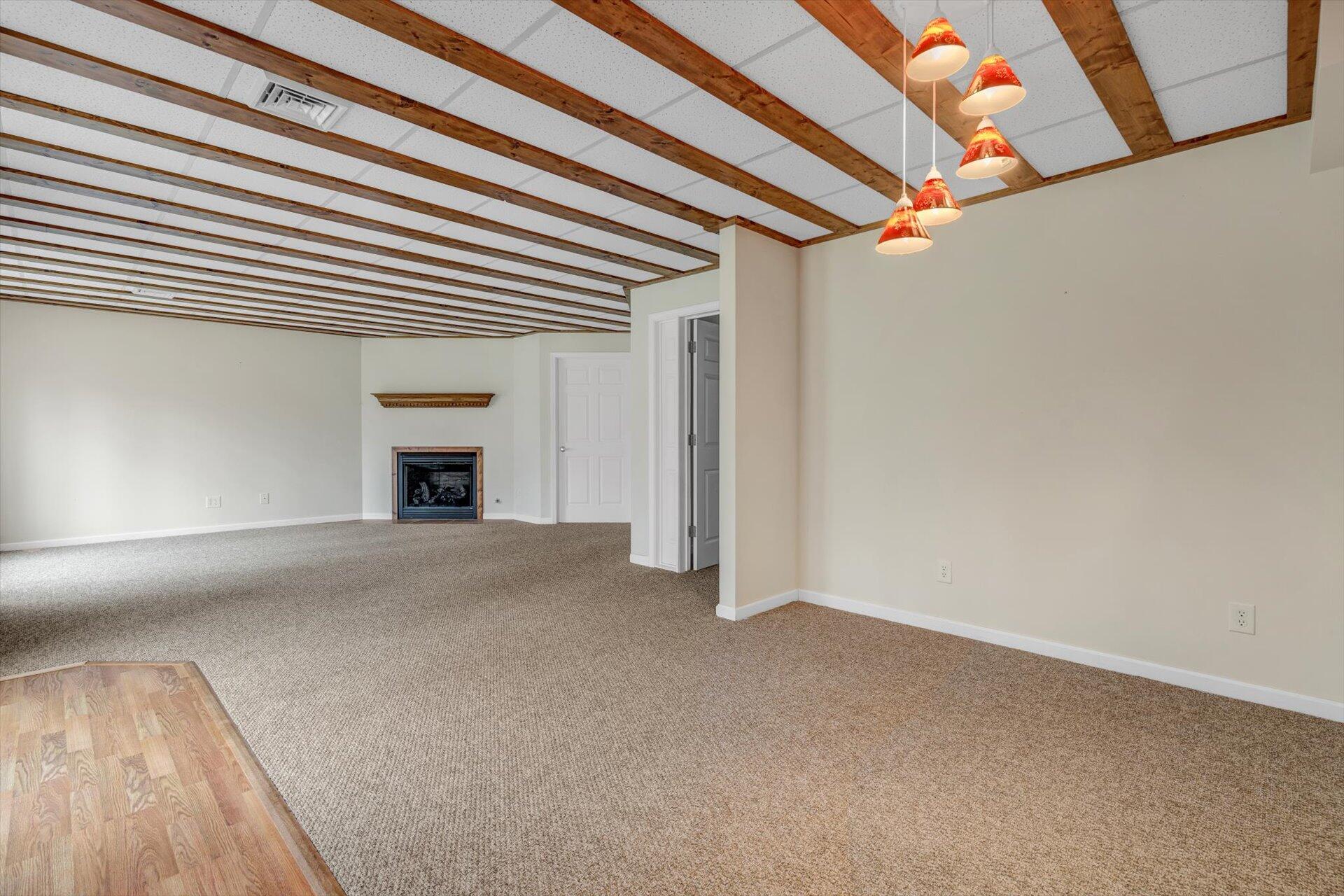 95 Echowood Lane Hardy, VA 24101 - Photo 30 of 46 a view of empty room with a fireplace