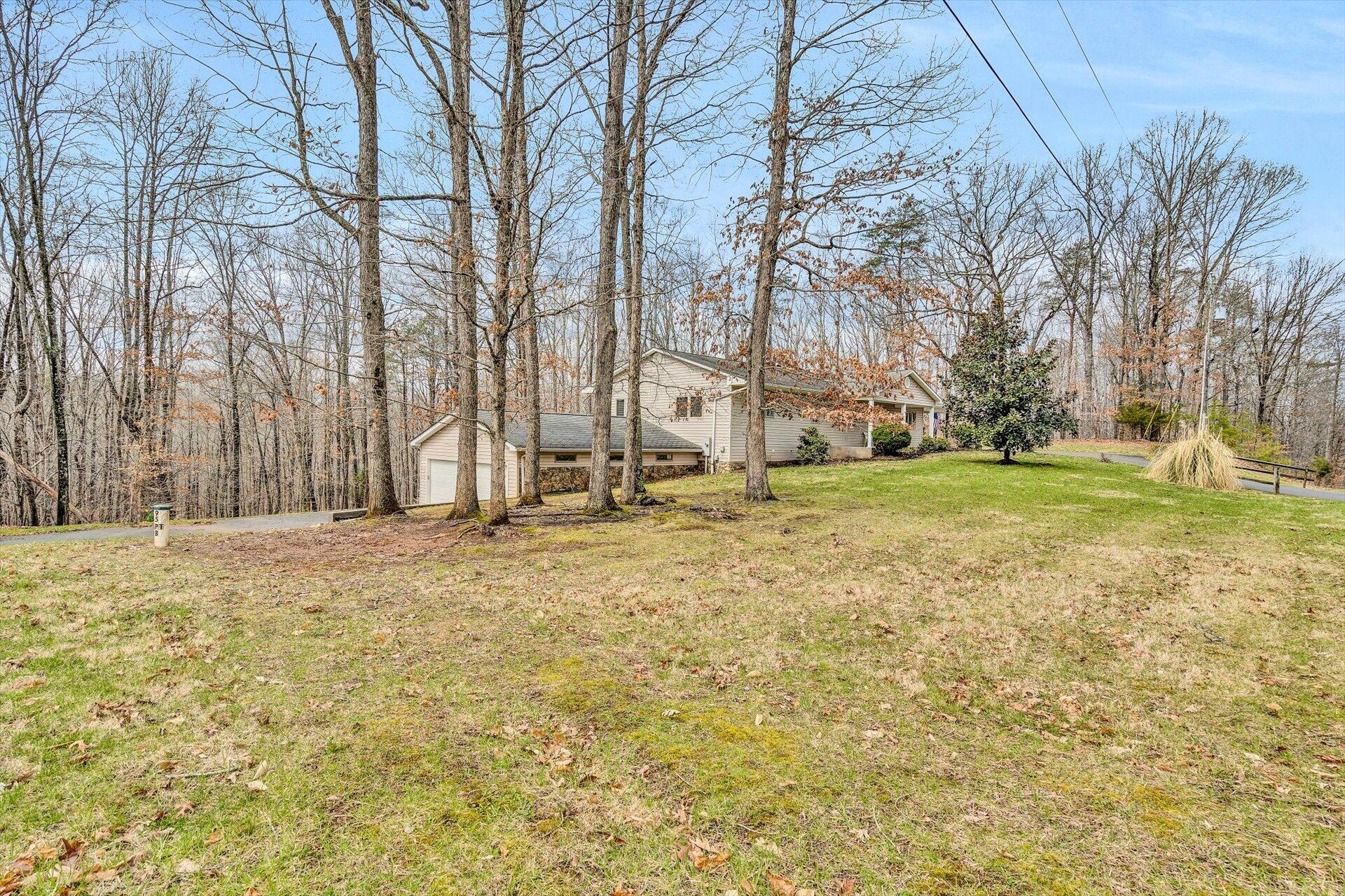 95 Echowood Lane Hardy, VA 24101 - Photo 3 of 46 a backyard of house with trees