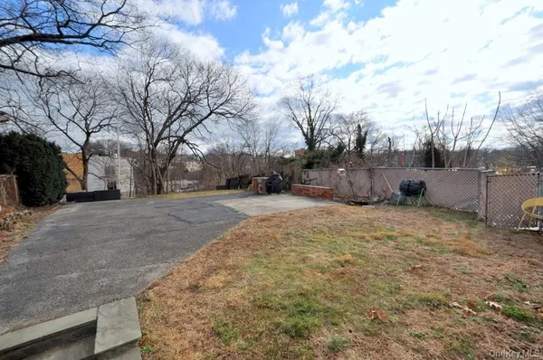 a view of snow on the side of the road