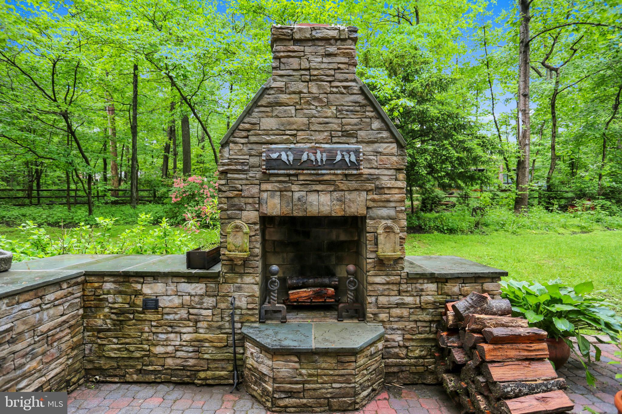 21409 Davis Mill Road Germantown, MD 20876 - Photo 67 of 72 Main Level - Backyard Fireplace