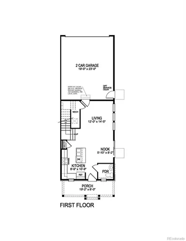 a picture of a floor plan