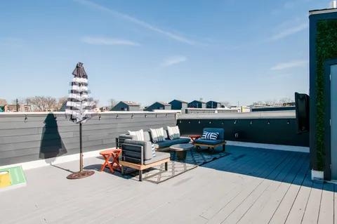 a outdoor space with sitting space