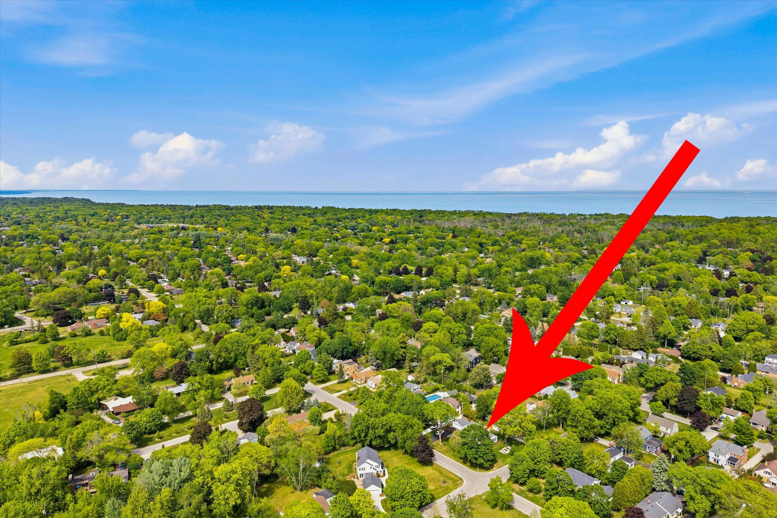 8305 North Whitney Road Fox Point, WI 53217 - Photo 45 of 52 51-Aerial