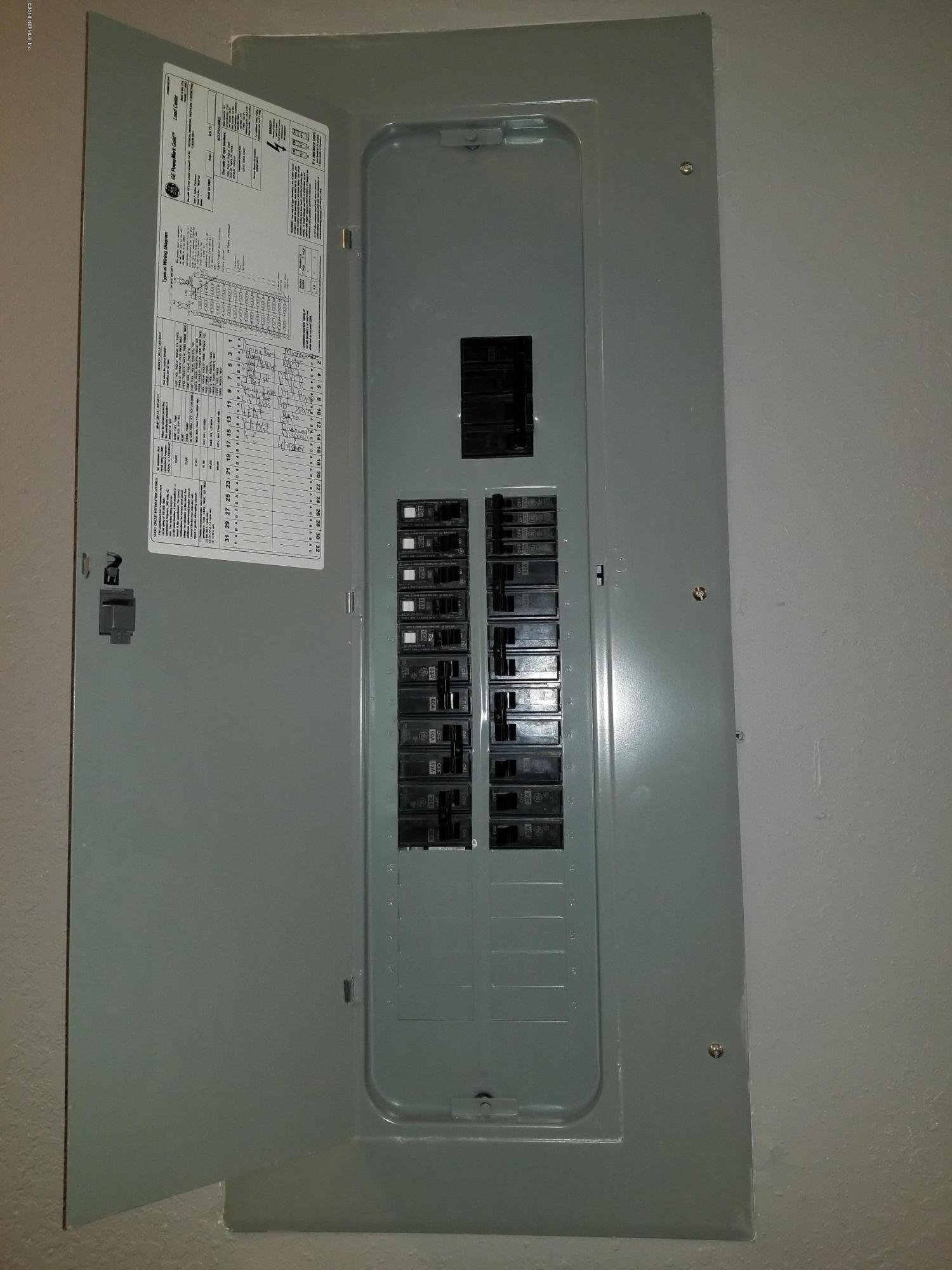 1222 Millson Road Jacksonville, FL 32221 - Photo 25 of 28 Electrical Panel